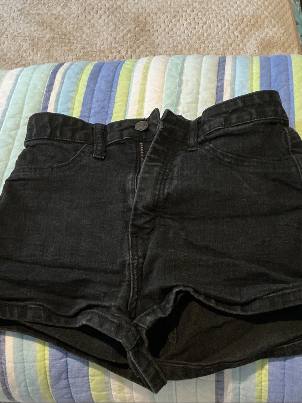 wild fable Black Denim Shorts